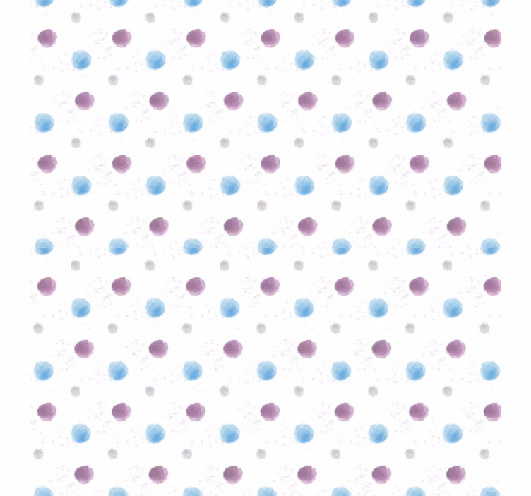 Värikkäitä kuviollisia pisteitä lapsen rullaverho - Tenstickers