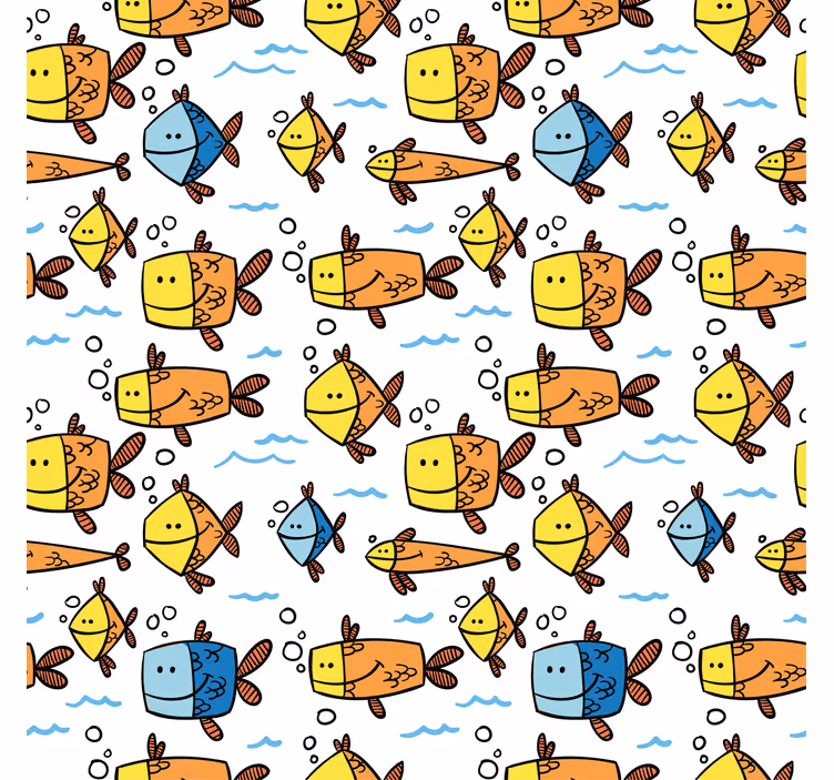 Kalapiirretyt kuviot rullaverho - Tenstickers