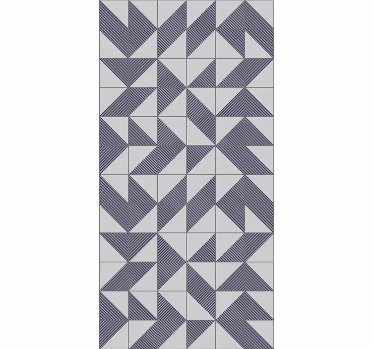 Geometrinen kuviollinen harmonia moderni rullaverho - Tenstickers
