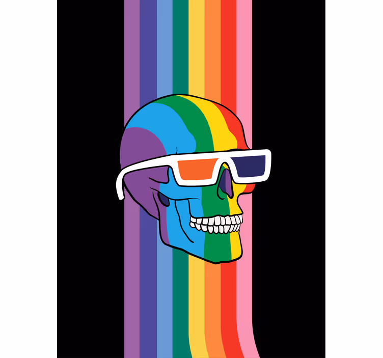 Lgbt väri kallo muu rullaverhot - Tenstickers