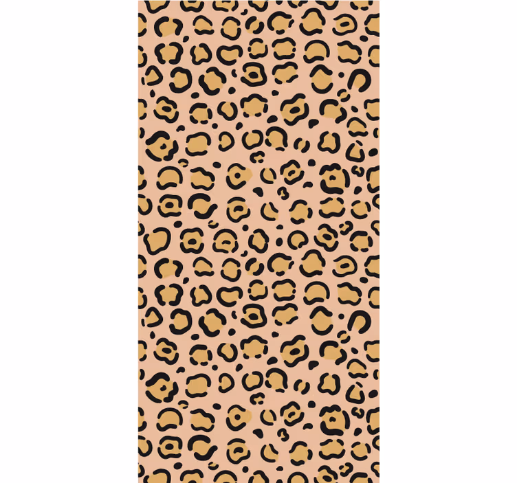 Leopardin ihon aihe eläinkuvioinen rullaverho - Tenstickers