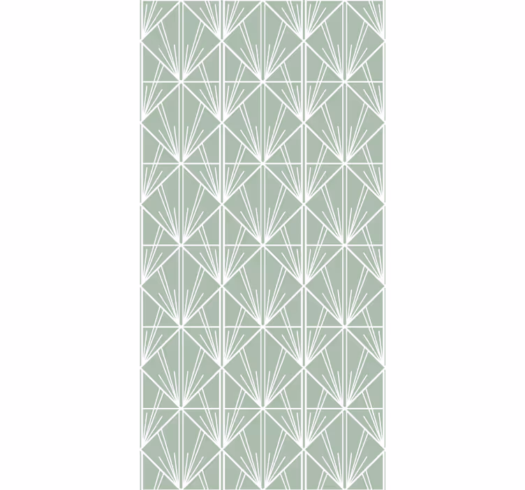 Geometrinen lehtikuvio toimiston rullaverho - Tenstickers