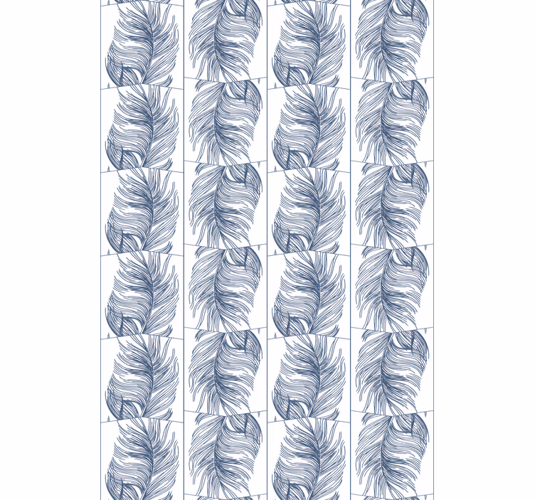Tyylitelty beige lehdet kukat ja kasvit rullaverho - Tenstickers