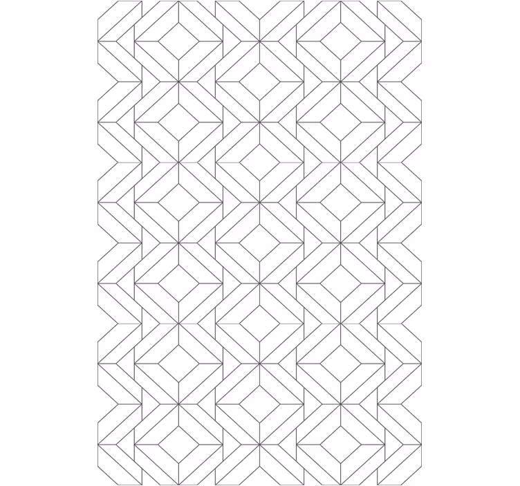 Moderni rullaverho geometriset kuvioelementit - Tenstickers
