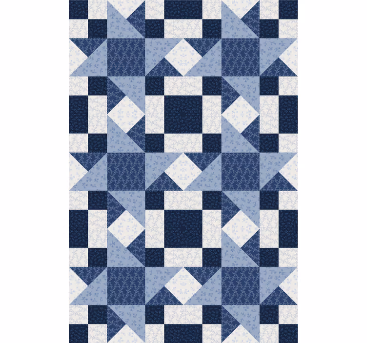 Tilkkutöitä geometrisia kuvioita kuvioitu rullaverho - Tenstickers