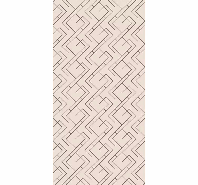 Geometrinen viivakuvio moderni rullaverho - Tenstickers