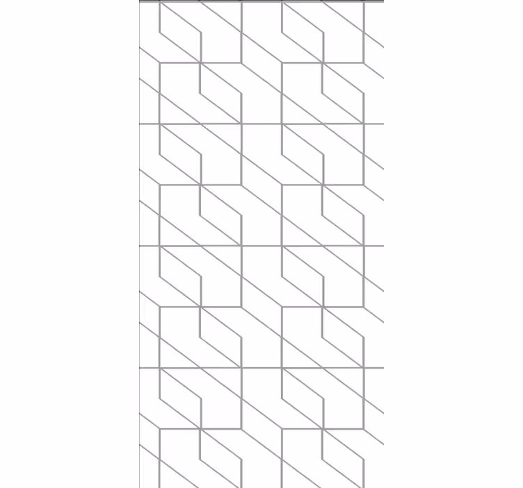 Tyylikäs geometrinen taide moderni rullaverho - Tenstickers