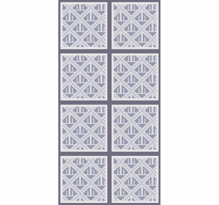 Geometriset kuviolliset osat moderni rullaverho - Tenstickers