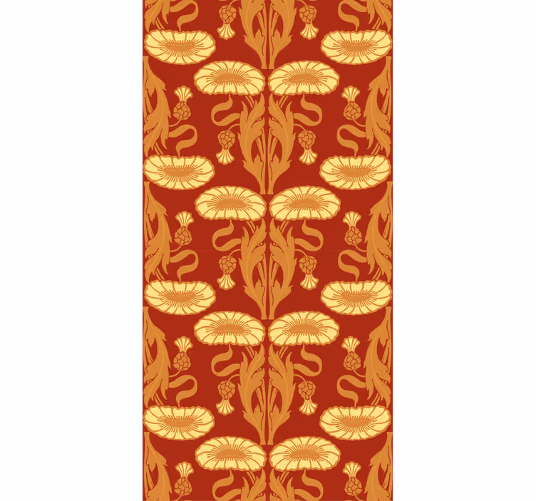 Art Nouveau-tyyliä klassinen rullaverho - Tenstickers