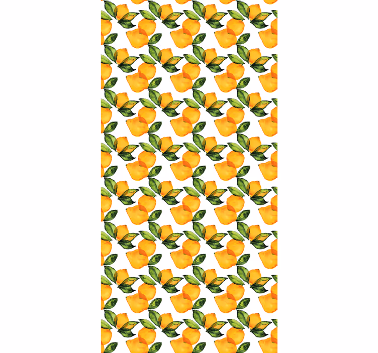 Sitruuna välimerellinen hedelmärullaverhot - Tenstickers