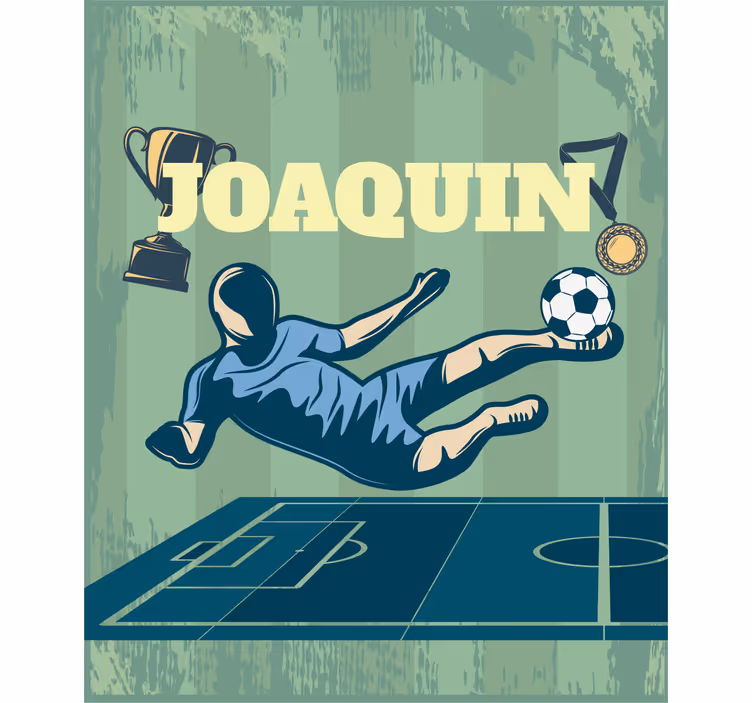 Jalkapallo nimellä rullaverho jalkapallo - Tenstickers