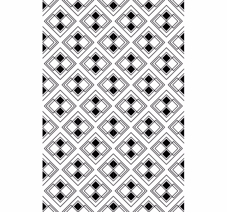 Elegantti geometrinen kuvio moderni rullaverho - Tenstickers