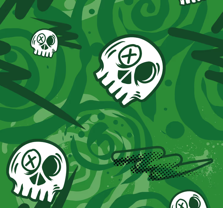 Graffitikalloja rullaverho teini-ikäiselle - Tenstickers