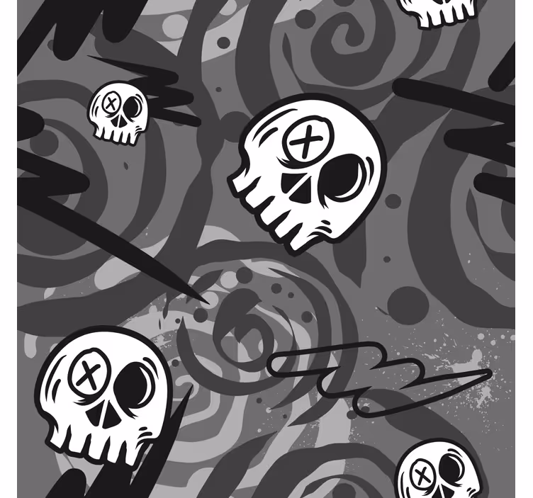 Graffitit kalloilla rullaverho teini-ikäiselle - Tenstickers