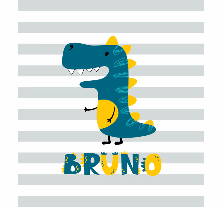 Jurassic muokattavissa dinosauruskuvioitu rullaverho - Tenstickers