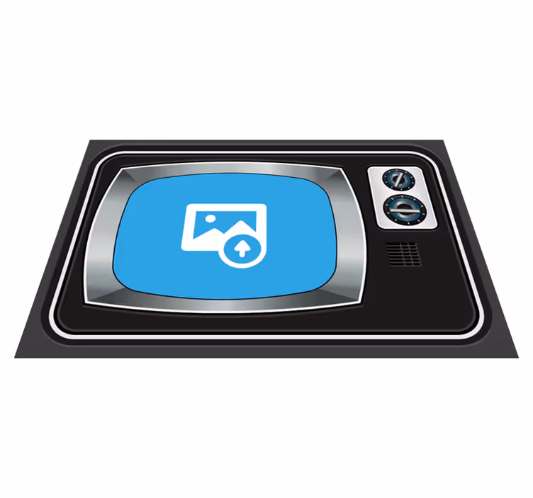 Tv: n muokattava kuva Alkuperäinen pöytätabletti - Tenstickers