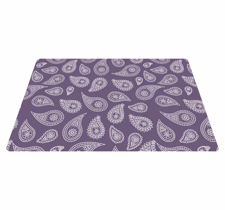 Hieno retro paisley Muut värit pöytätabletti - Tenstickers