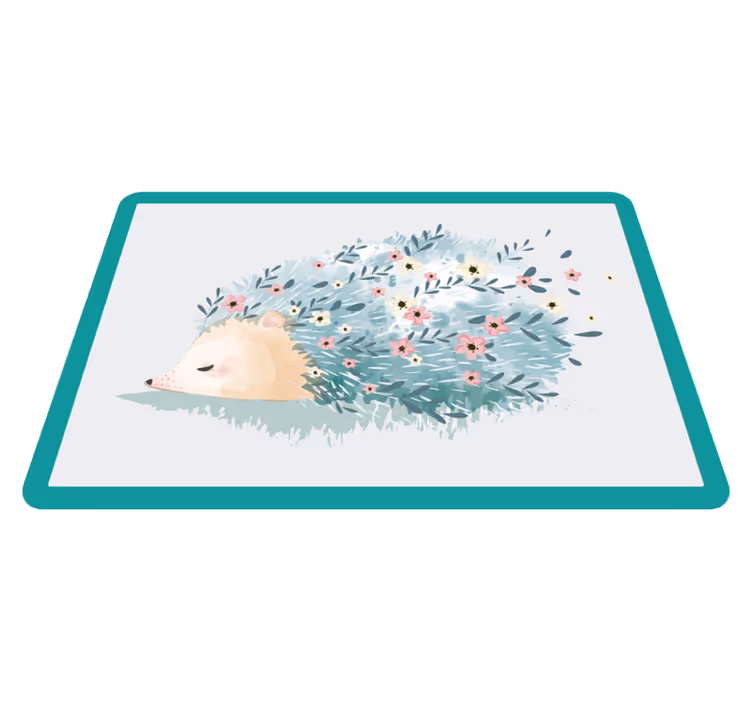 Söpö siili kuva lasten pöytätabletti - Tenstickers
