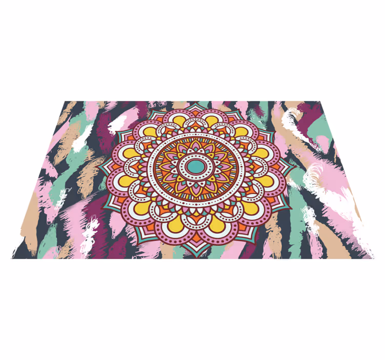 Monivärinen mandala Alkuperäinen pöytätabletti - Tenstickers