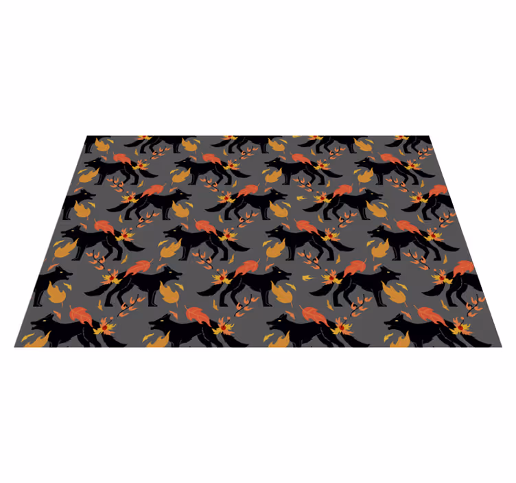 Kettuja ja liekkejä halloween pöytätabletti - Tenstickers