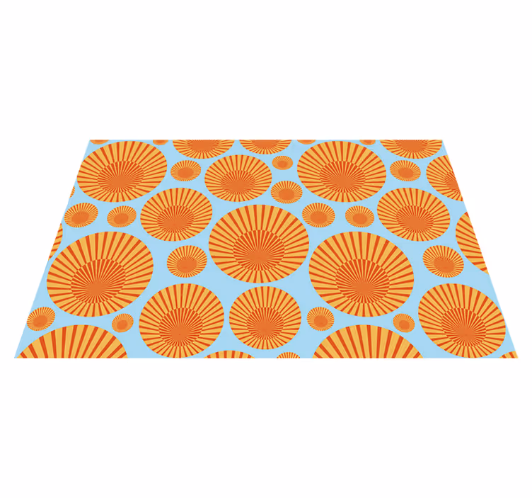 70-luvun aurinko tekstuuri pöytätabletti - Tenstickers