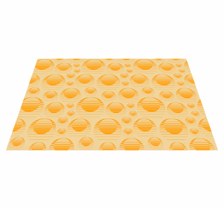 Retro aurinko piirtää tekstuuri pöytätabletti - Tenstickers