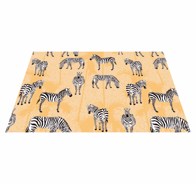 Zebra-kuvioinen pöytätabletti - Tenstickers