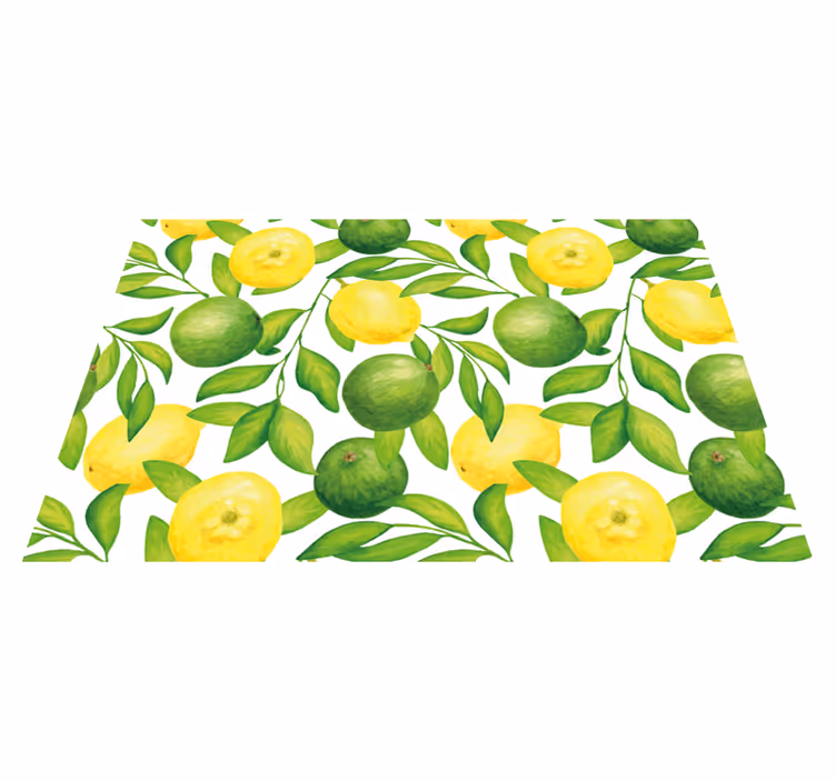 Sitruunat ja limetit Suorakulmainen pöytätabletti - Tenstickers