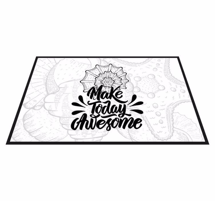 Pöytätabletti tekstillä tee päivästäsi upea - Tenstickers