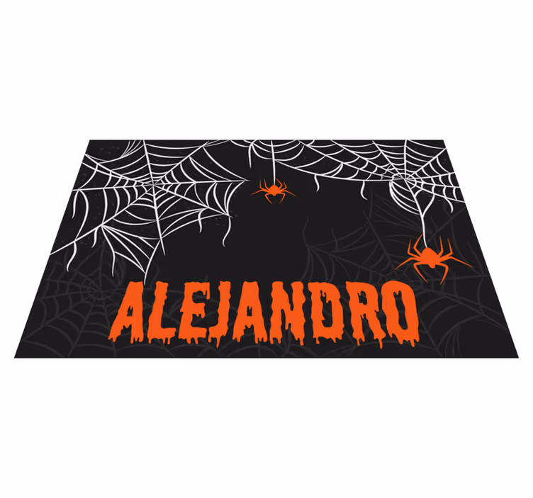 Halloween pöytätabletti karmivat hämähäkkiverkot - Tenstickers