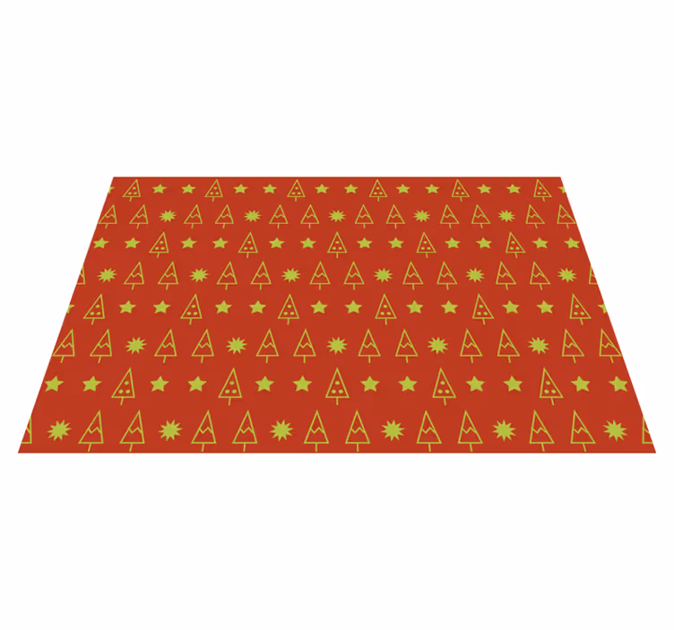 Jouluinen pöytätabletti joulupuun kuvioilla - Tenstickers