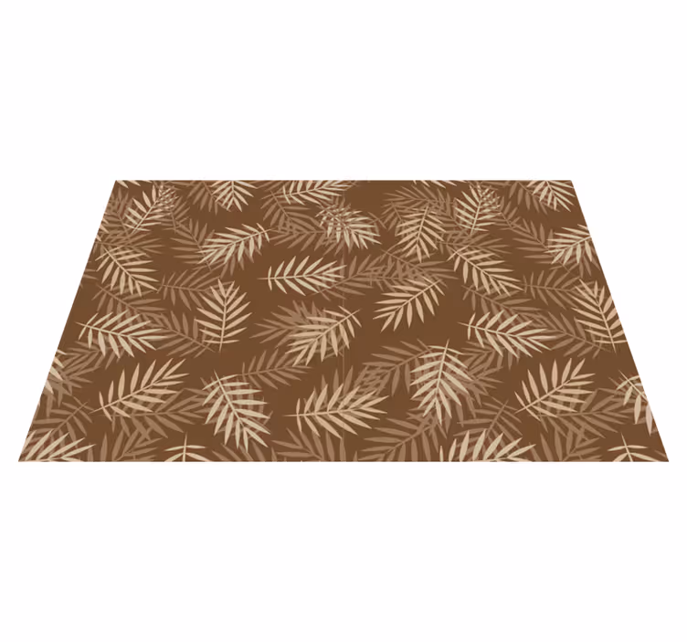 Palmu lehdet beige Alkuperäinen pöytätabletti - Tenstickers