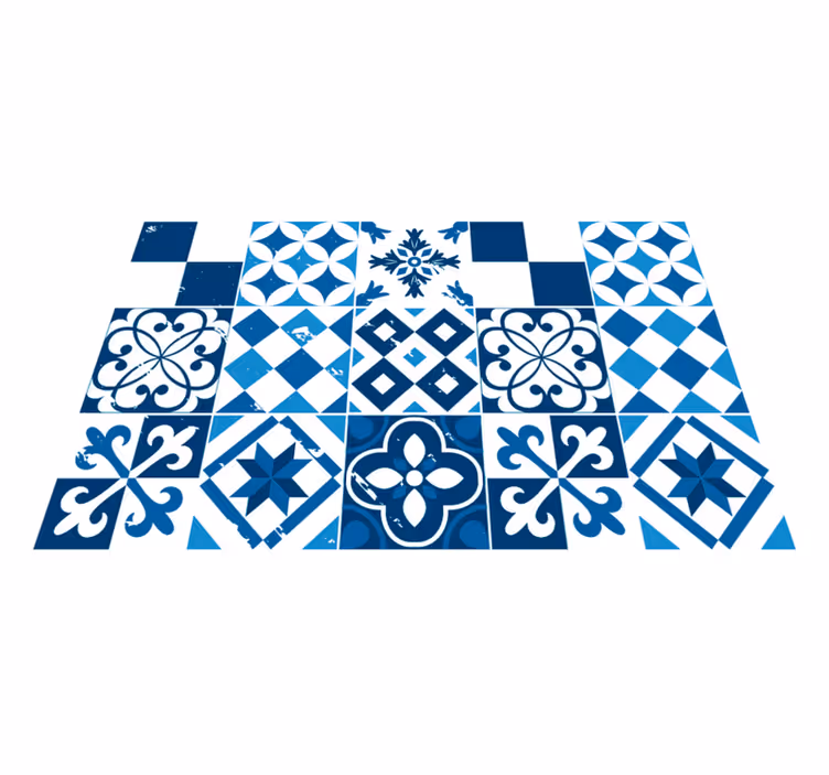 Geometrisetkuvioisetpöytätabletit - Tenstickers