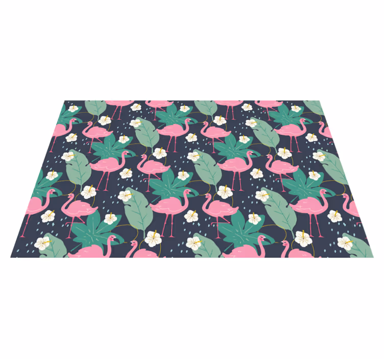 Alkuperäinen pöytätabletti flamingo lehtikuosi - Tenstickers