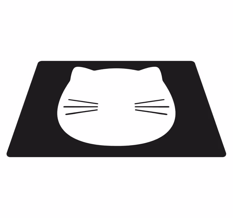 Alkuperäinen pöytätabletti kissan kasvomuoto - Tenstickers