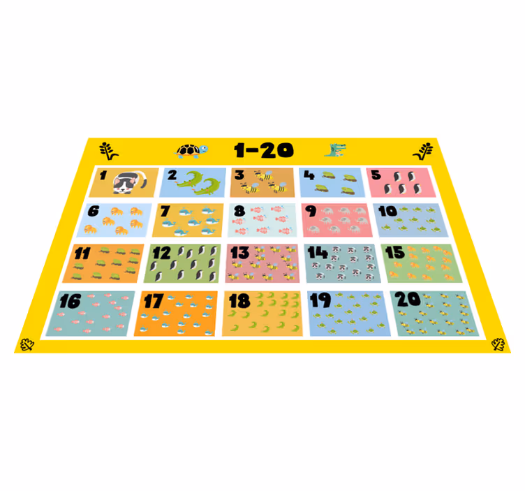 Laske 1-20 lasta lasten pöytätabletti - Tenstickers