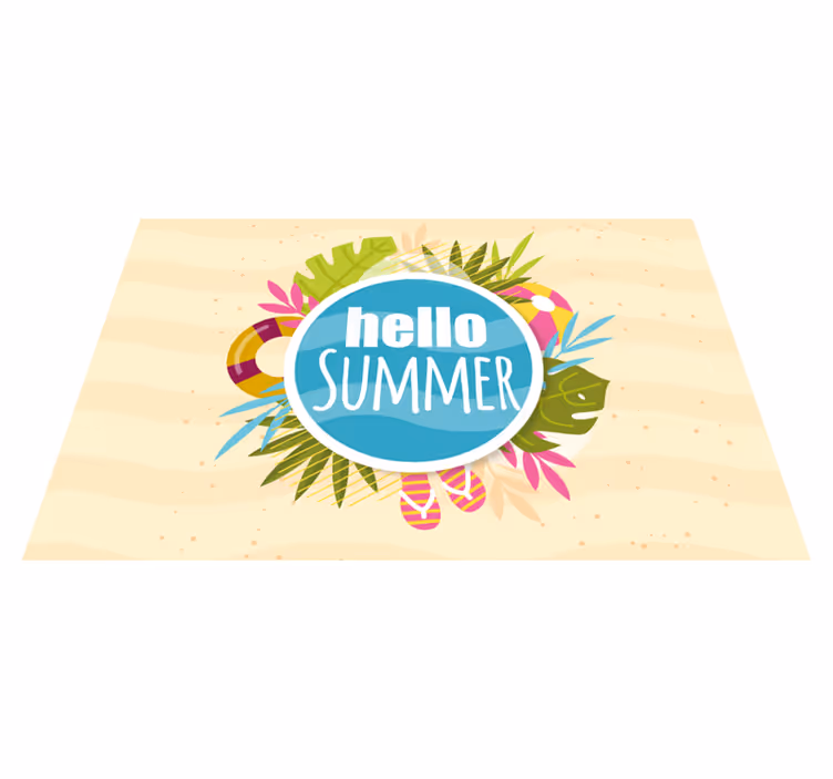 Hello kesäfiilis alkuperäinen pöytätabletti - Tenstickers