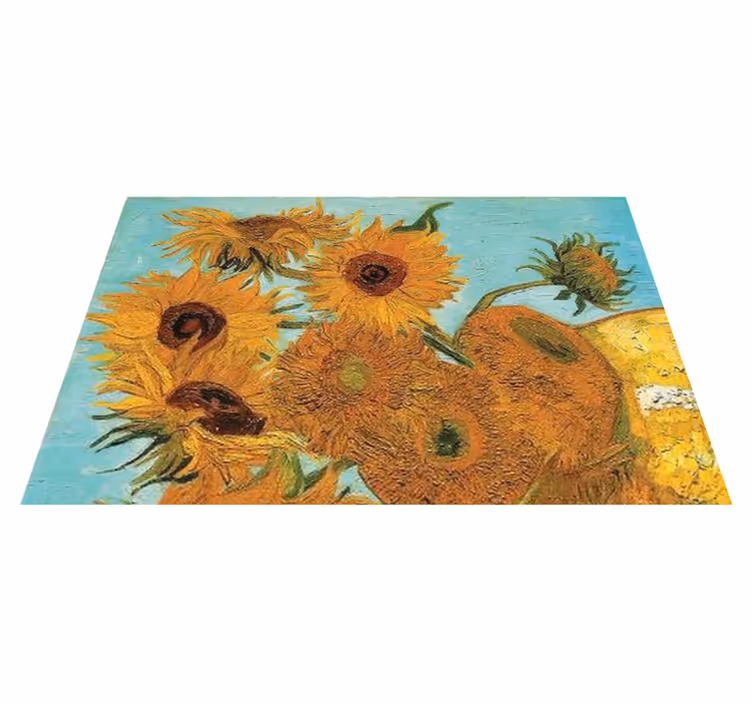 Van goghin auringonkukat Alkuperäinen pöytätabletti - Tenstickers
