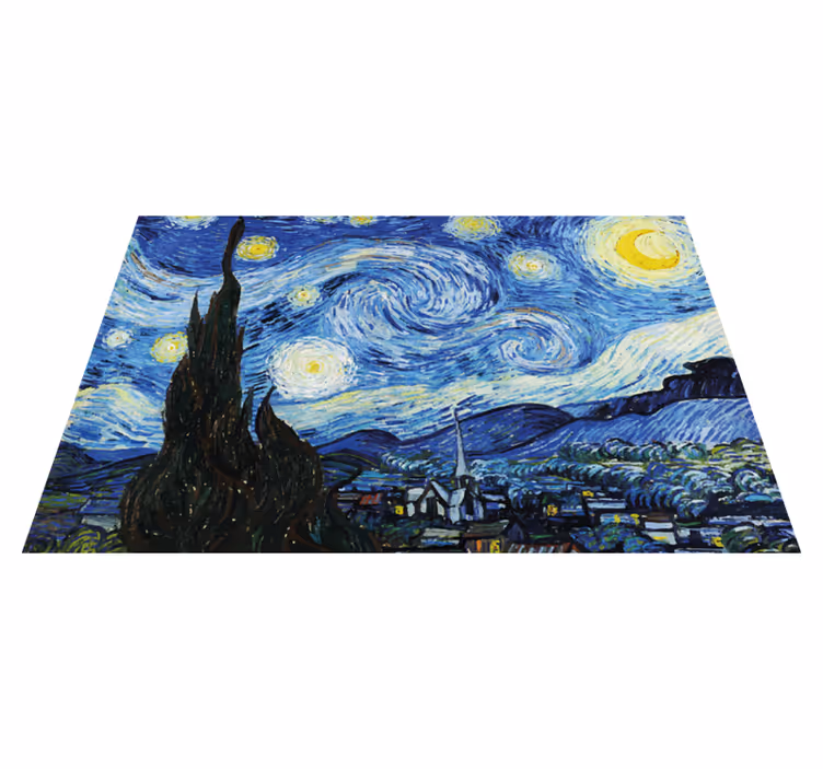 Van goghin tähtiyö Alkuperäinen pöytätabletti - Tenstickers