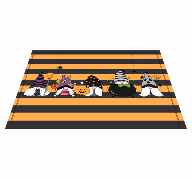 Halloween pöytätabletti kääpiöiden hatuilla - Tenstickers