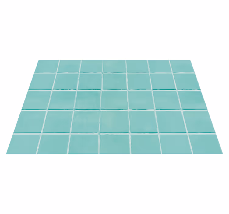 Sinivihreä sävy mosaiikkilaatta tekstuuri pöytätabletti - Tenstickers