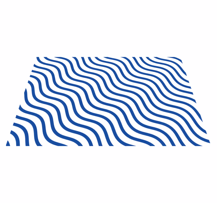 Aaltomainen pintapöytätabletti moderni - Tenstickers