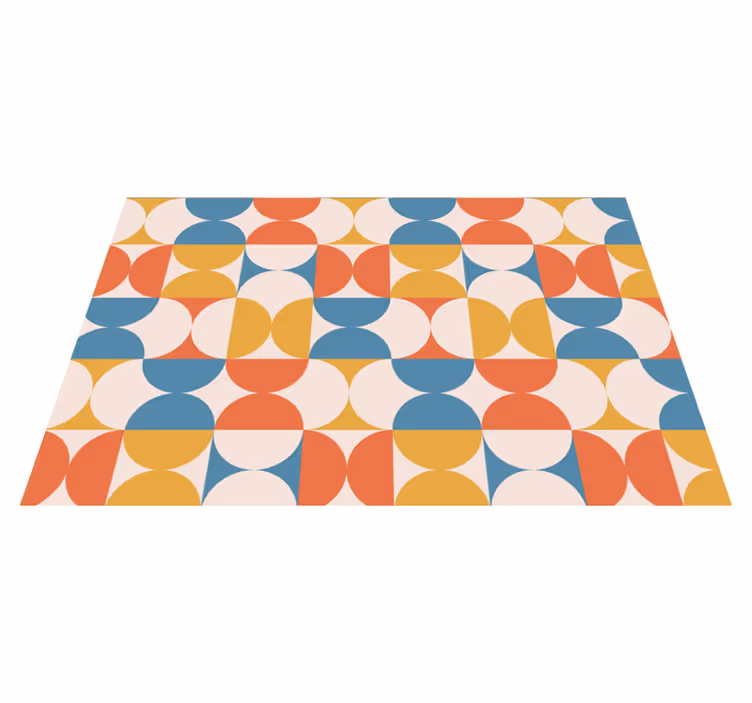 Geometriset väripallot pöytätabletti moderni - Tenstickers