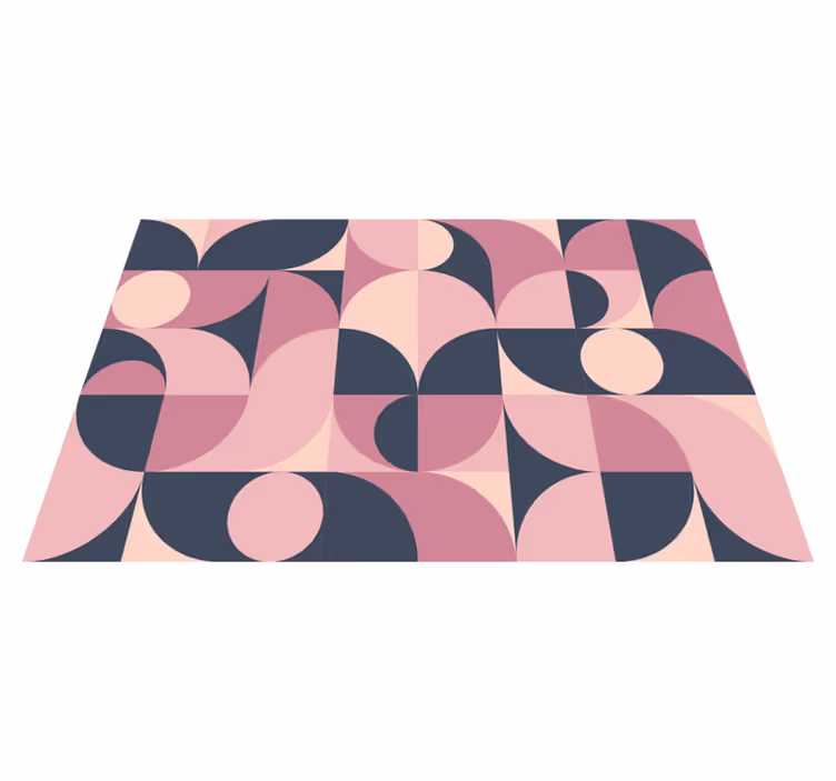 Pöytätabletti moderni kaarevat geometriset kuviot - Tenstickers
