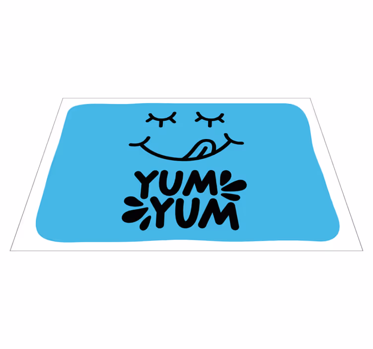Alkuperäinen pöytätabletti leikkisä ruoan ilmentymä - Tenstickers