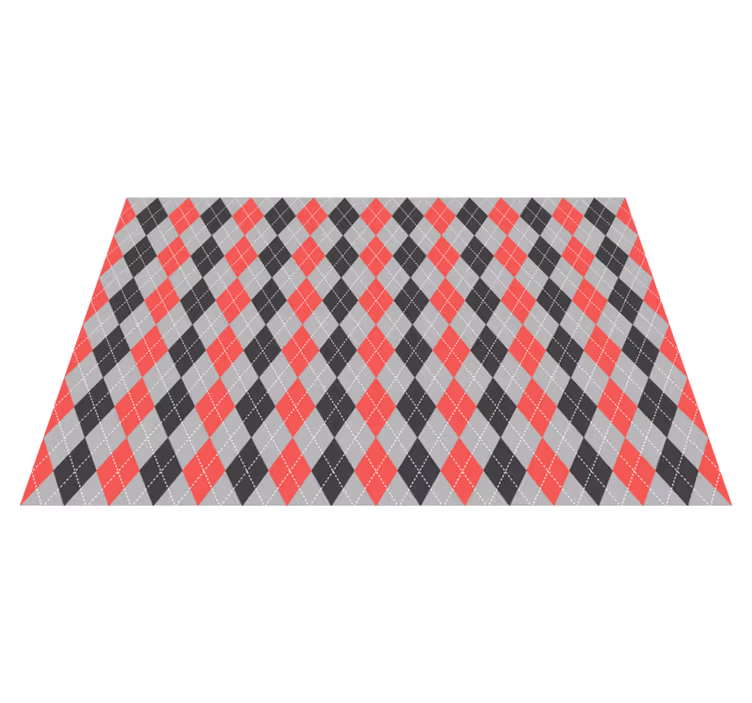 Geometrinen argyle-kuvio pöytätabletti - Tenstickers