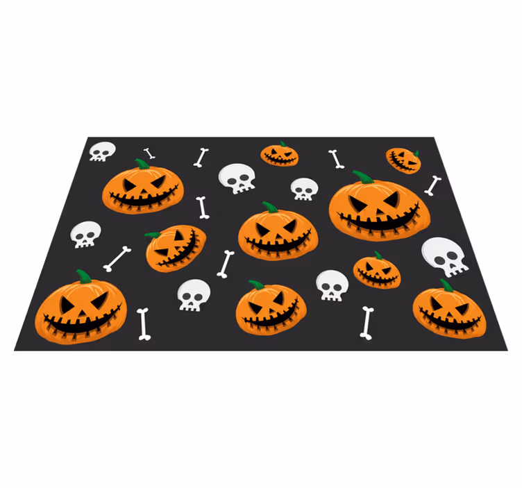 Halloween kurpitsakuviopöytätabletti - Tenstickers