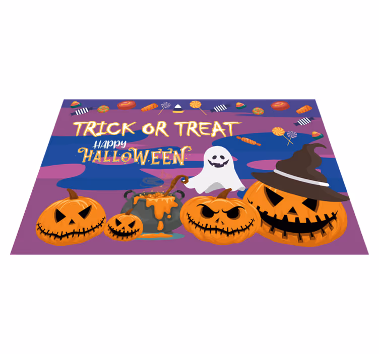 Halloween temppuja ja herkkuja pöytätabletti - Tenstickers