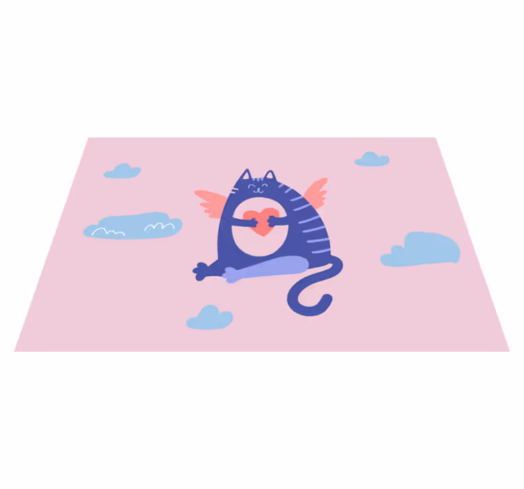 Ihana lentävä kissa lasten pöytätabletti - Tenstickers