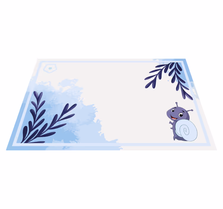 Etana hahmolla ja lehdillä lasten pöytätabletti - Tenstickers